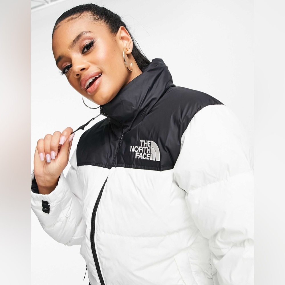 The North Face 1996 Retro Nuptse down puffer jacket in white